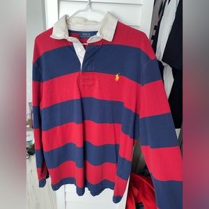 Ralph Lauren Rugby Polo striped long sleeve mens